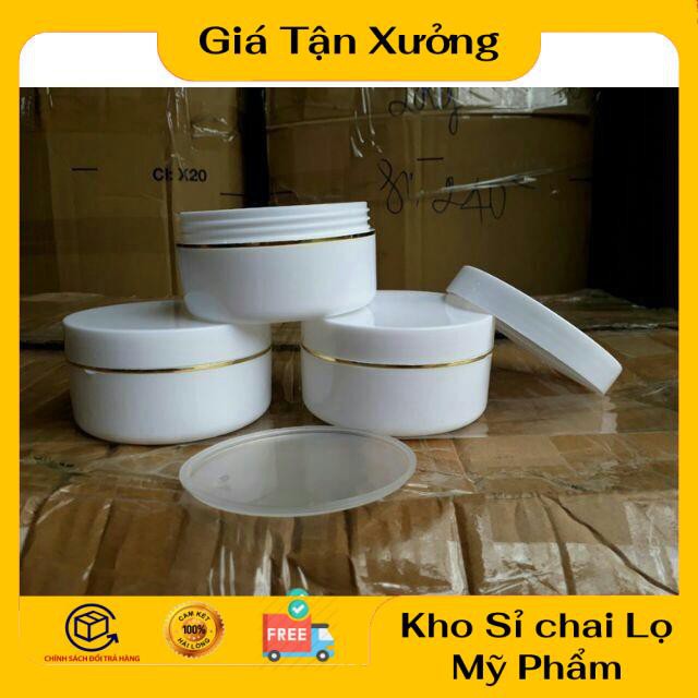 Hũ đựng kem body 150g/200g đen/trắng - Hũ đựng mỹ phẩm