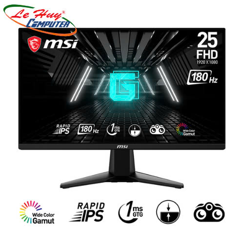 Màn hình LCD Gaming MSI G255F 24.5 inch, Full HD, IPS, 180Hz, 1ms