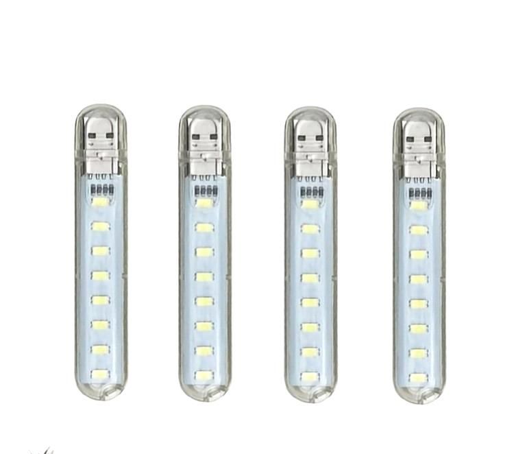Đèn LED 8 bóng siêu sáng cắm cổng usb, thích hợp cắm sạc dự phòng khi cúp điện