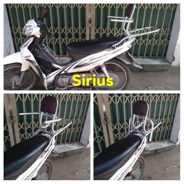 Baga phượt lắp xe surius cản thường