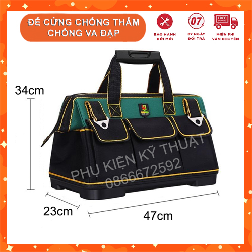 TÚI ĐỰNG ĐỒ NGHỀ ĐẾ CỨNG VẢI CHỐNG THẤM 20INCH