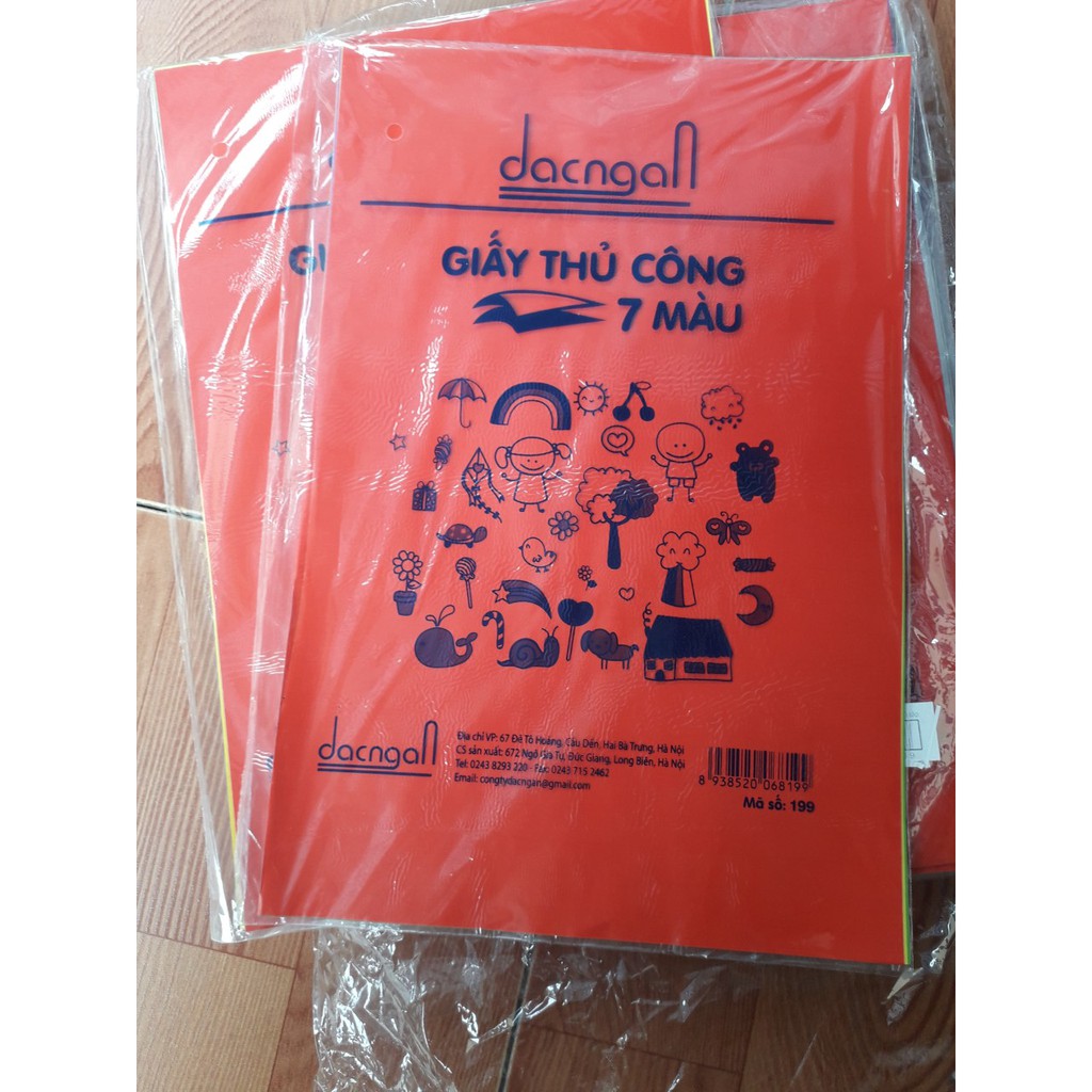 Giấy thủ công 7 màu