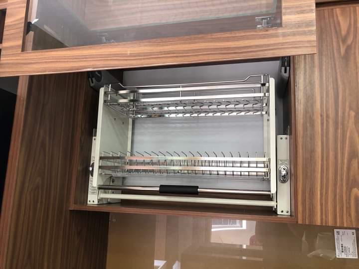 Giá bát nâng hạ inox 304.
