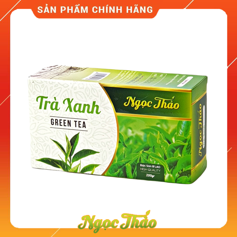 Hộp trà xanh 200 gr - ngọc thảo
