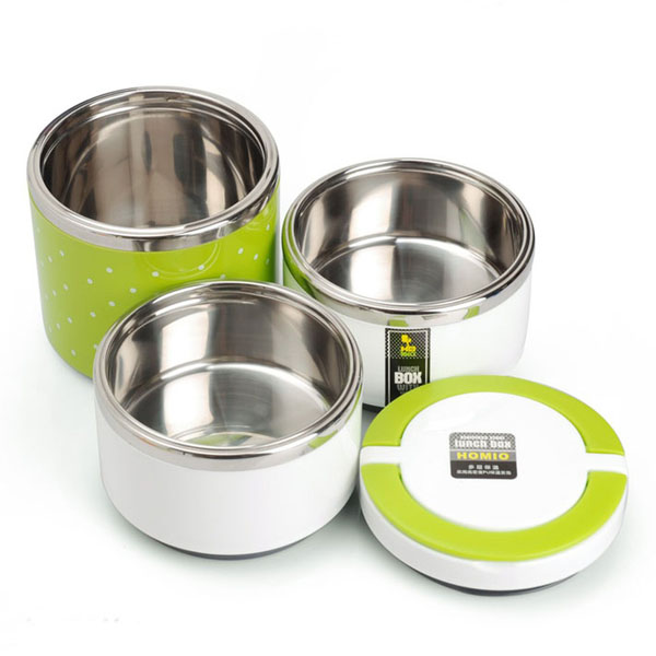Hộp Đựng Thức Ăn Bằng Inox, Hộp Đựng Thức Ăn Giữ Nhiệt 3 Tầng Đa Năng Giúp Bạn Giữ Được Nhiệt Nóng Của Thức Ăn, Hộp Đựng Tiện Dụng, Phân Phối Và Bảo Hành Uy Tín 1 Đổi 1 Chính Thức
