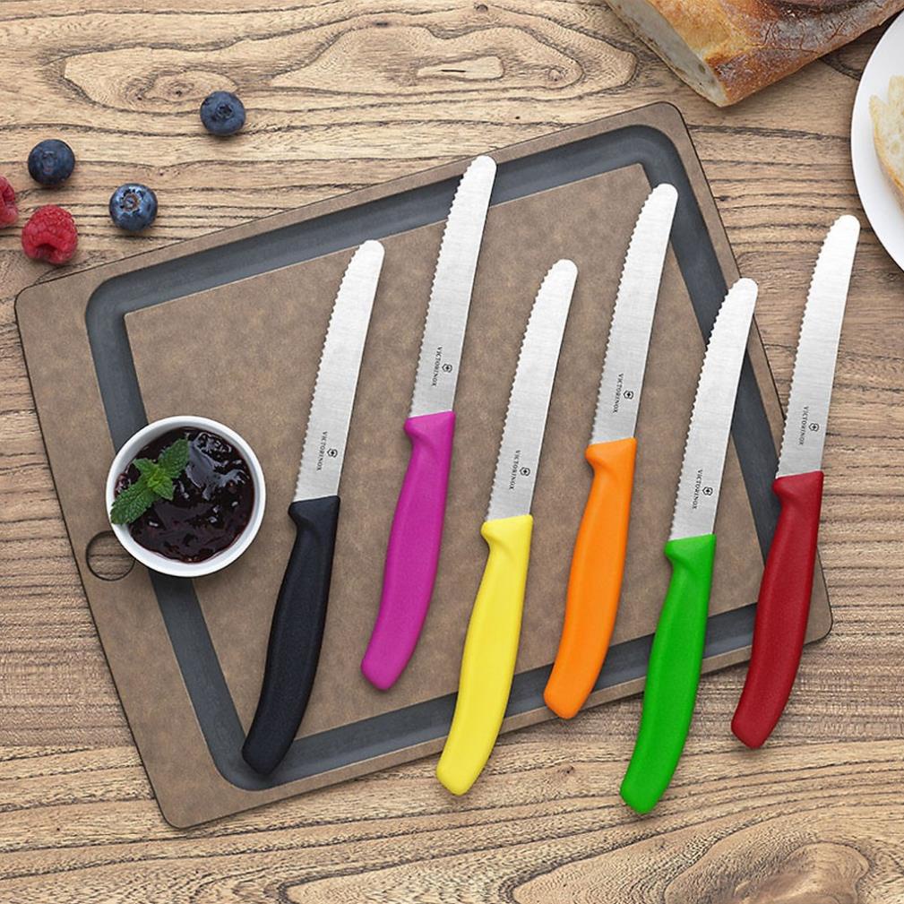Dao gọt hoa quả Victorinox Swiss Made Thụy Sĩ, dao gọt trái cây mini sắc bén lưỡi răng cưa 11cm