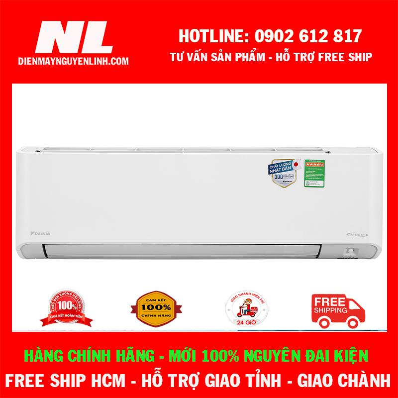 Máy lạnh daikin inverter 1 hp ftkz25vvmv