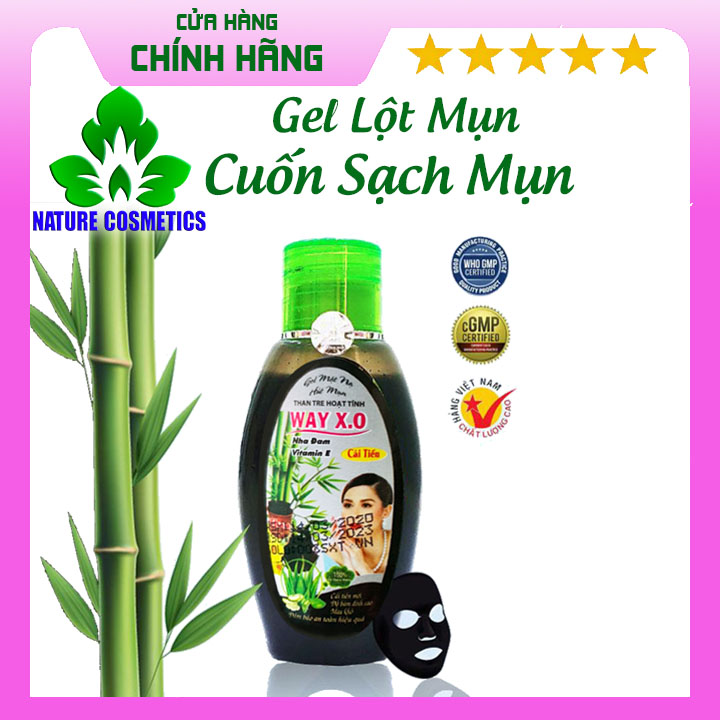 Gel Lột Mụn, Lột Mụn Cám, Mụn Đầu Đen, Tặng 5 Mặt Nạ Giấy, Chai 60g