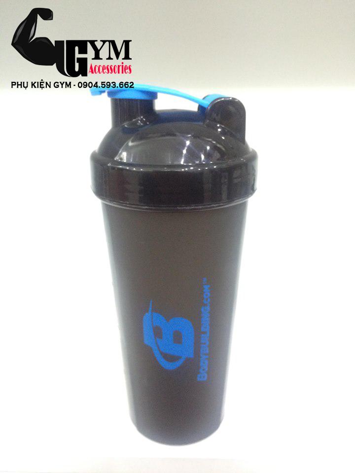 Bình lắc nhựa thể thao shake bottle Bodybuilding