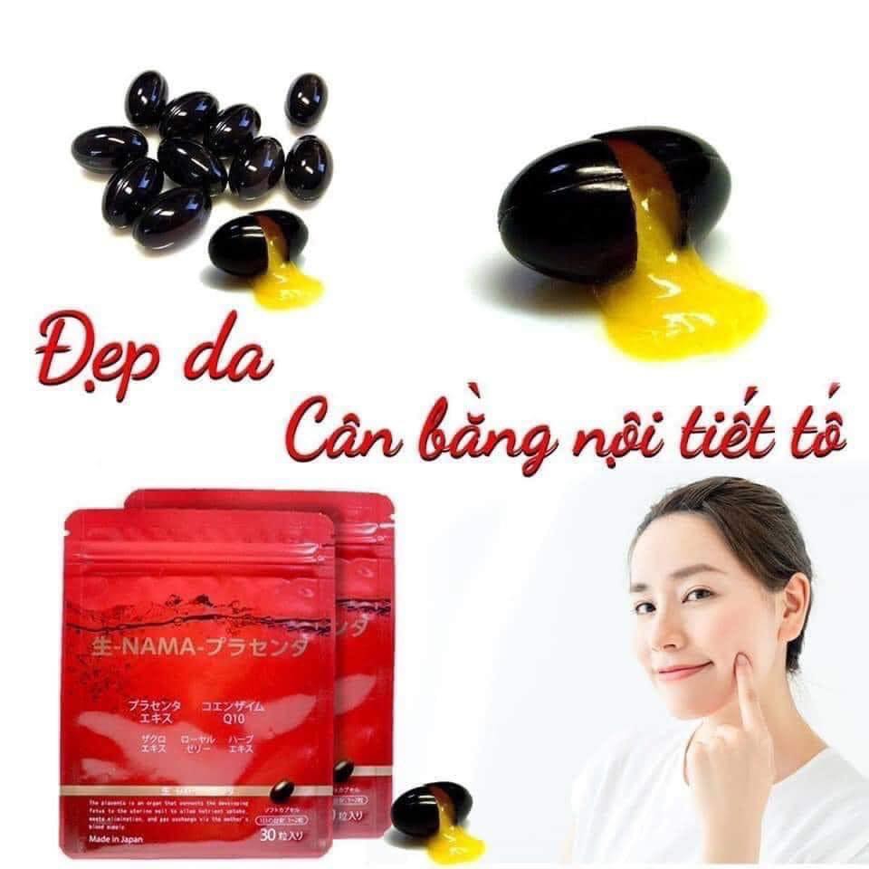 (Hành Chính Hãng)Viên Uống Nhau Thái Tươi Nhật Bản Gói 30 viên uống 1 tháng