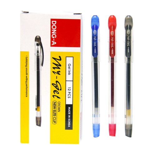 Vỉ 3 cây viết nước mygell - xanh