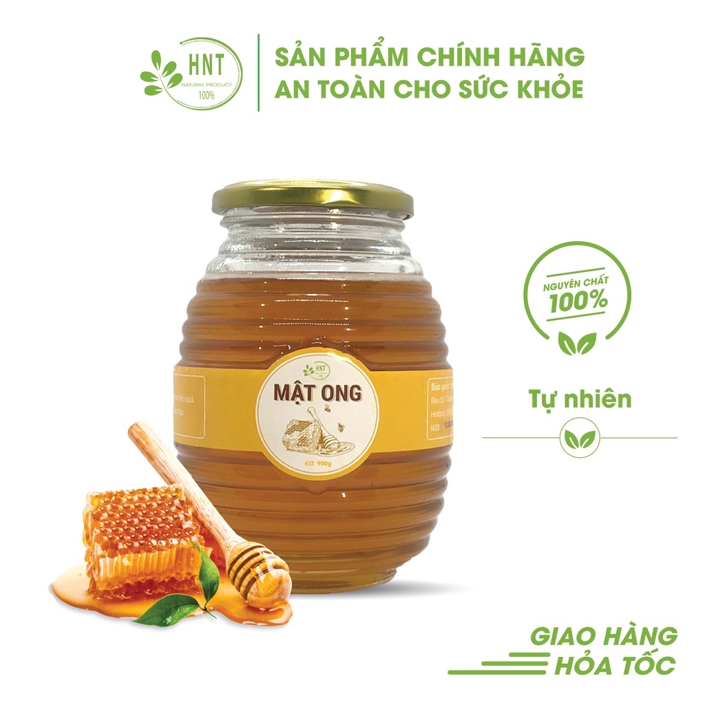 Mật ong rừng nhãn nguyên chất tự nhiên không pha HNT NATURAL PRODUCT MO900G
