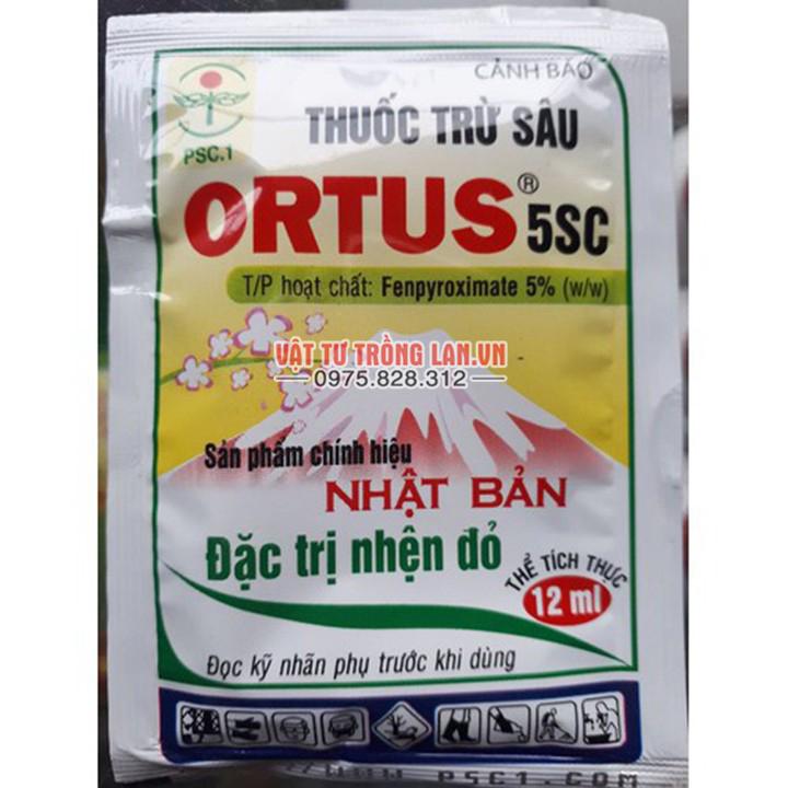 1 gói chế phẩm đặc trừ nhện đỏ Ortus 5SC 12 ml