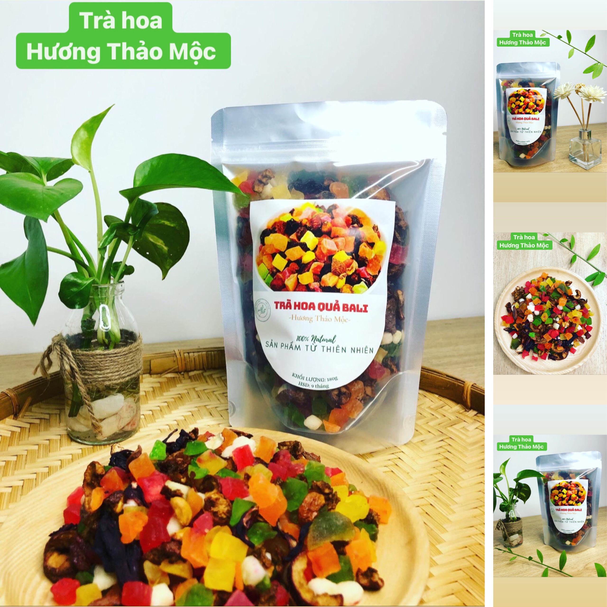 Trà hoa quả bali, thanh nhiệt - đẹp da - hương thảo mộc