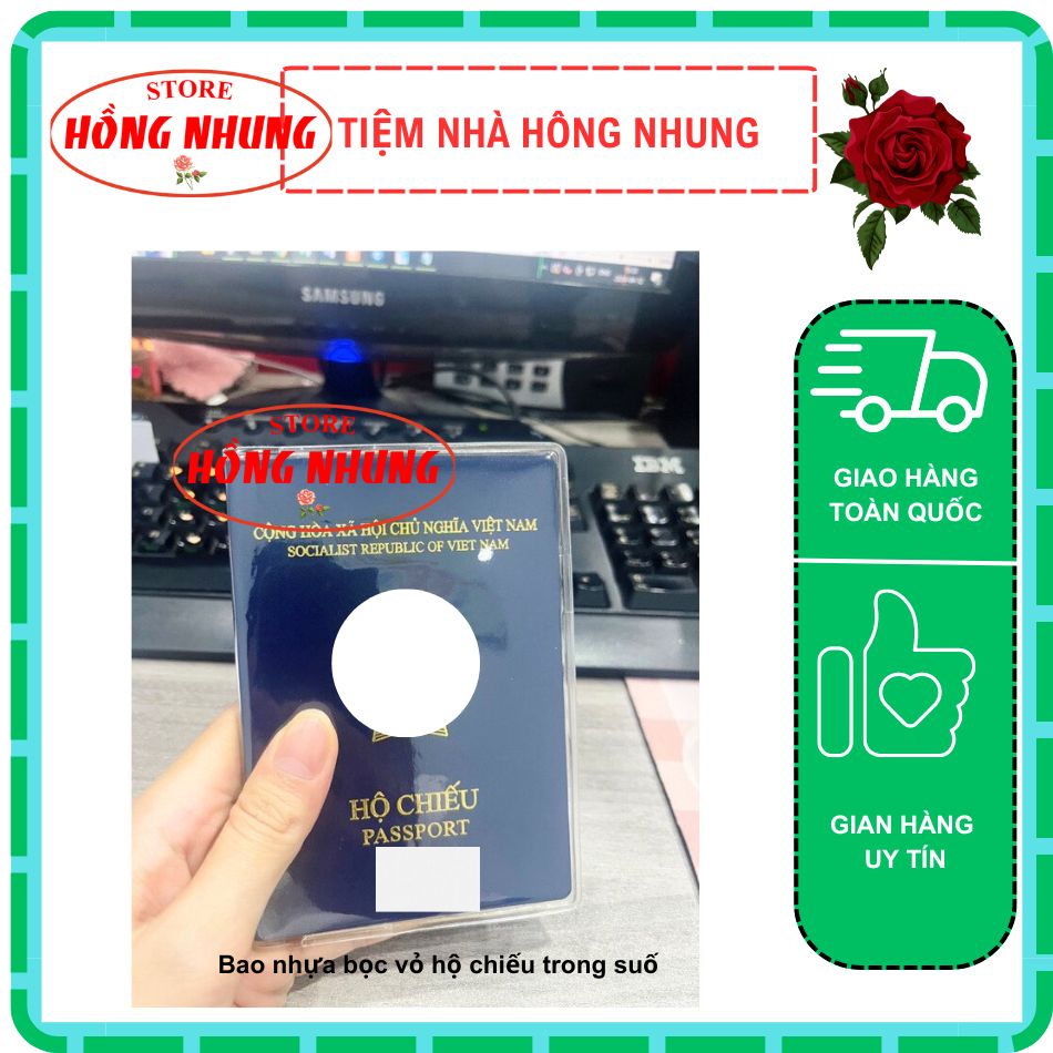 [Kèm Video] Bao Nhựa Pvc Bọc Hộ Chiếu, Nhựa Dẻo, Trong Suốt, Có Ngăn Đựng.