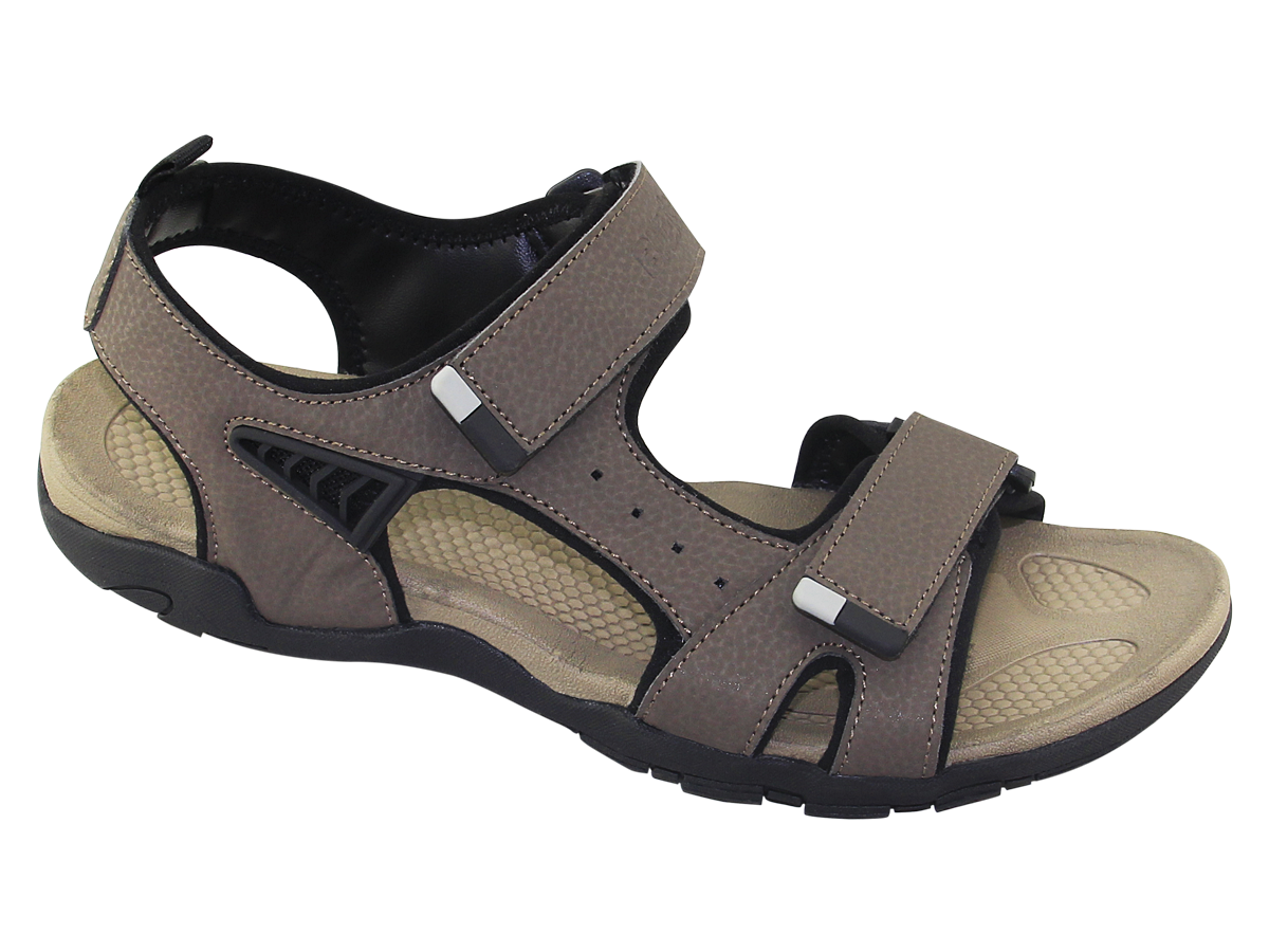 Sandal đế bằng nam Bita s SPS.149 Đen + Rêu + Xám