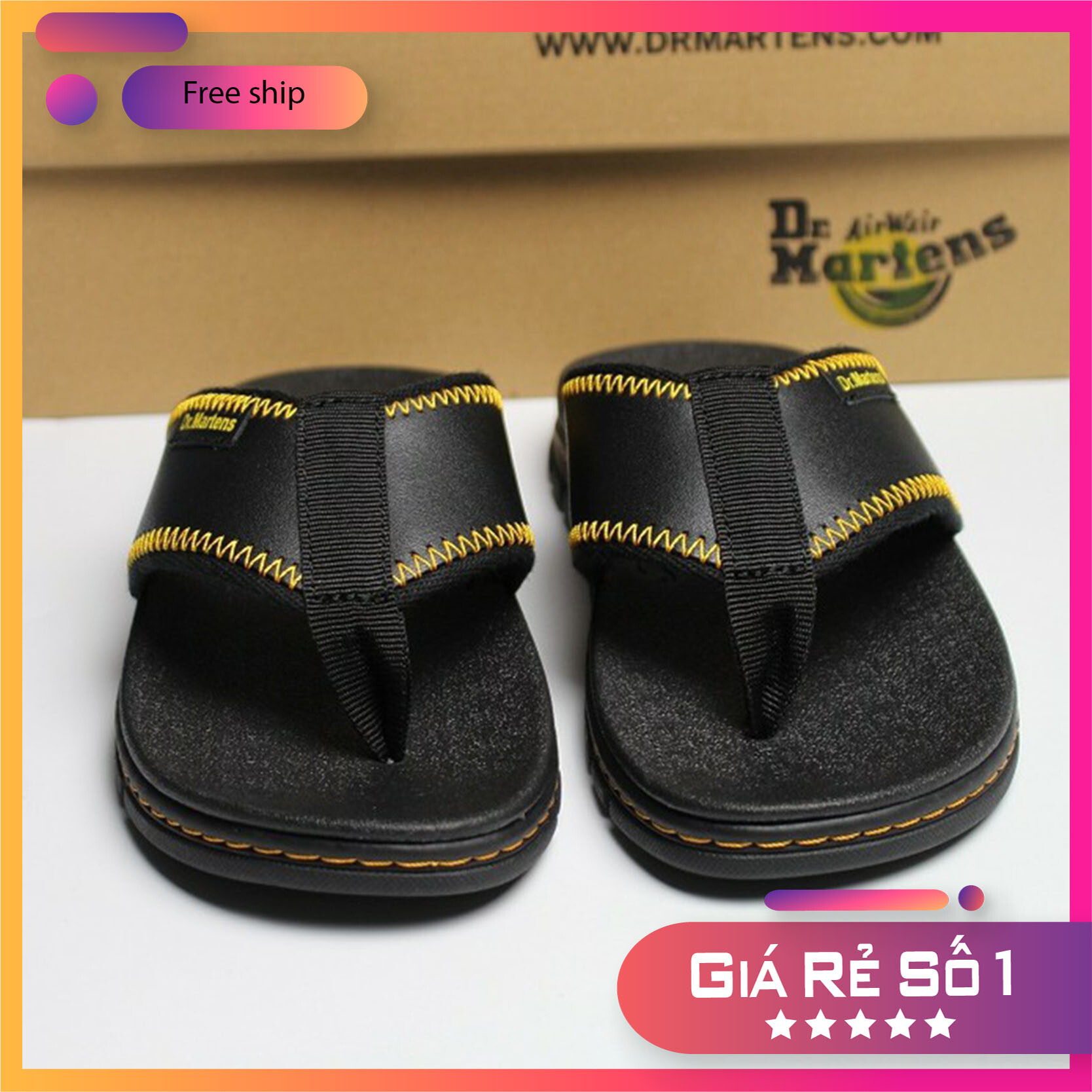 Dép Dr.Martens Nhập Thái Lan Quai Kẹp, Dép Nam Xỏ Ngón Thái Lan Thời Trang, Dép Da Nam Cao Cấp, Dép Nam Kiểu Mới Hot 2022, Dép Thanh Niên Trung Niên Cao Niên [XHF.K06]