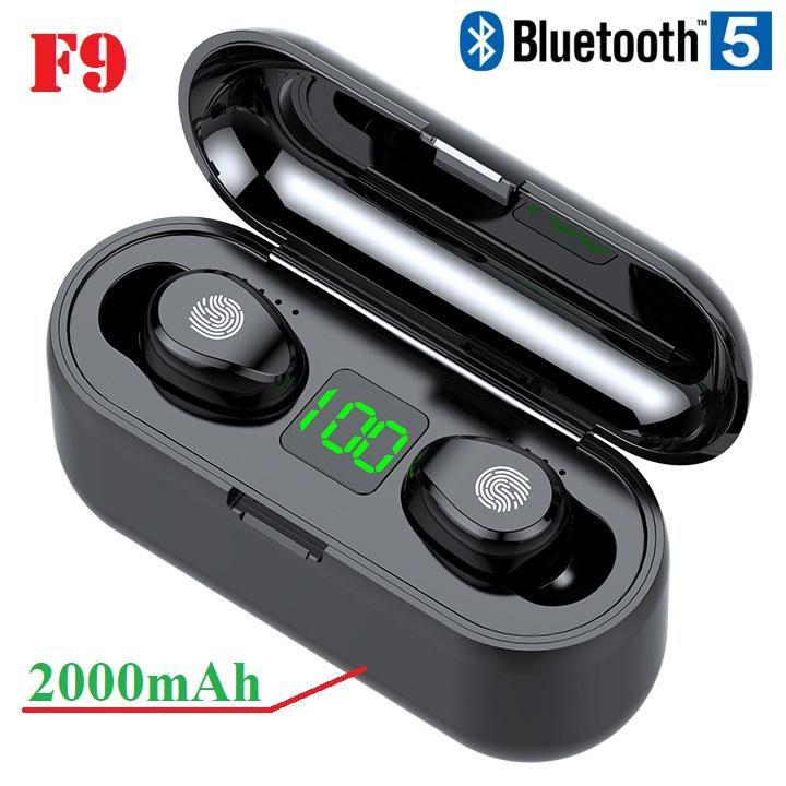 Tai nghe bluetooth 5.0 - tai nghe cảm ứng tws f9 phiên bản mới
