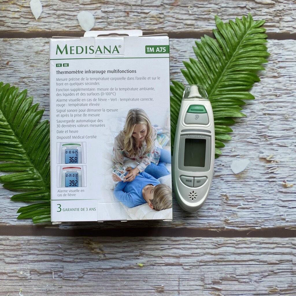 Nhiệt kế hồng ngoại đo tai trán Medisana TM A75