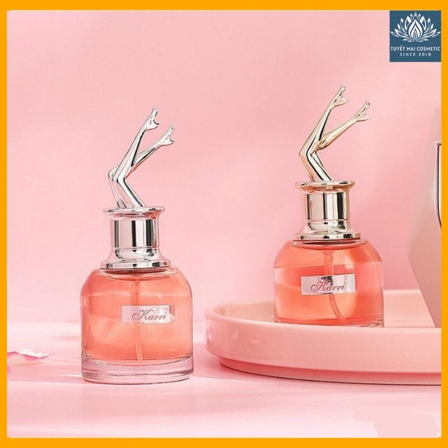 [ FREESHIP ]Nước Hoa Nữ Chân Dài Karri Perfume Collection 30ml siêu thơm Và quyến rũ Nội Địa Trung lưu hương cực lâu, Nước Hoa Nữ Karri hình đôi chân, Nuoc hoa nu mùi hương ngọt ngào khiến chàng say đắm - TUYẾT MAI COSMEITCS
