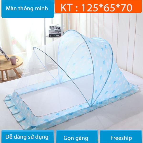 Màn chụp cho bé gấp gọn, mùng chụp cho bé chống muỗi, dùng cho giường và nôi cũi