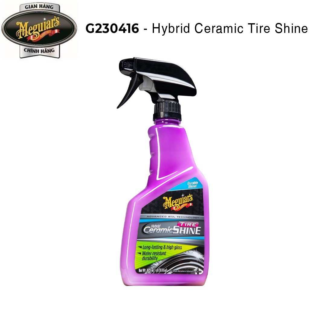 Meguiar's Dưỡng lốp có thành phần Ceramic chống bám nước - Hybrid Ceramic Tire Shine, G230416