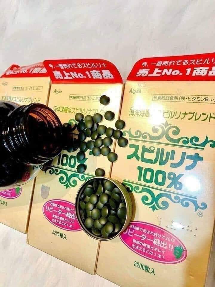 Tảo Xoắn Spirulina 2200 Viên