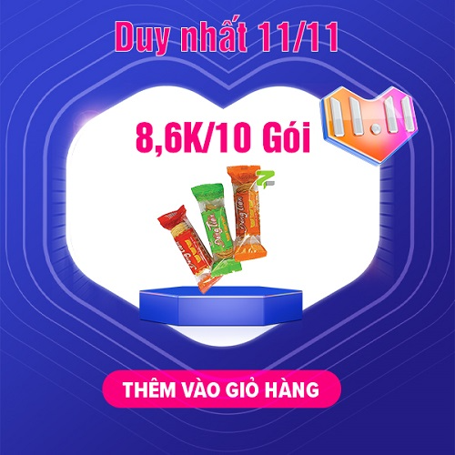 Bịch 10 gói bánh đồng tiền