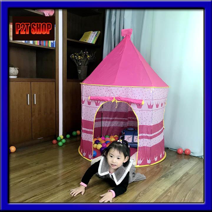 (Có video+ ảnh thật) Lều lâu đài công chúa hoàng tử cho bé- lều bóng cho bé