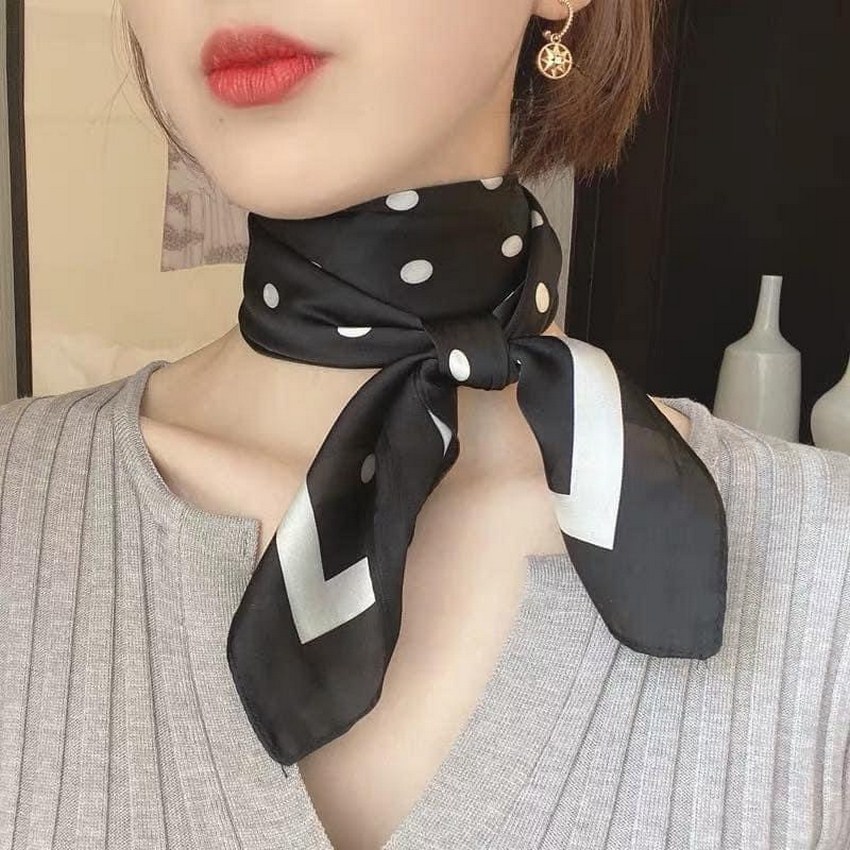Khăn lụa vuông 70 x 70, khăn lụa choàng cổ