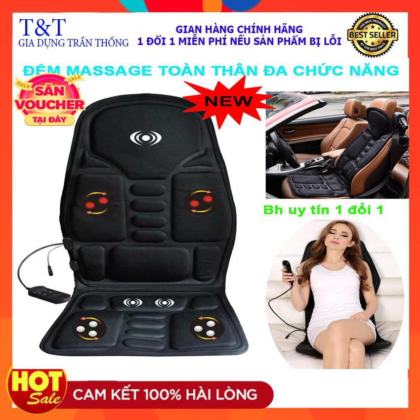 [HCM][GIÁ TẬN XƯỞNG] NỆM GHẾ MASSAGE HANLN TOÀN THÂN  NỆM[ ĐỆM] MASSAGE SẢN PHẨM MỚI CHẤT LƯỢNG CAO
