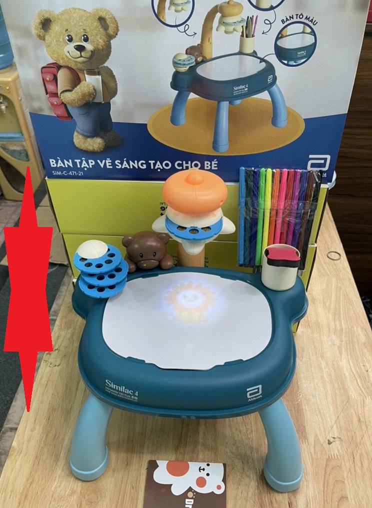 Bộ Bàn tập vẽ sáng tạo cho bé Bộ bàn vẽ Thông minh có đèn chiếu sáng cho bé tập vẽ