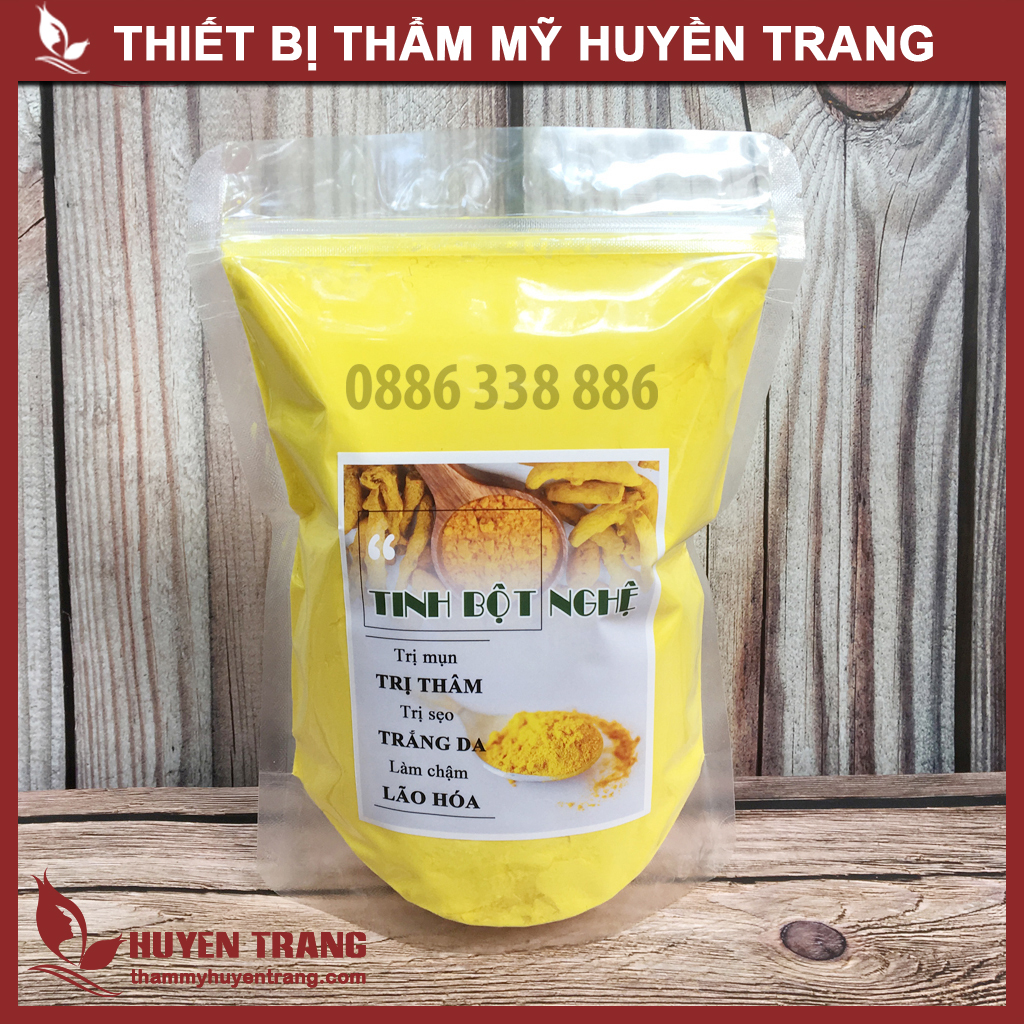 Tinh bột nghệ nguyên chất dùng đắp mặt nạ