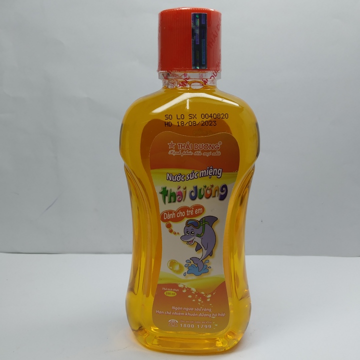 Nước Súc Miệng Thái Dương Cho Trẻ Em - Chai 250ml