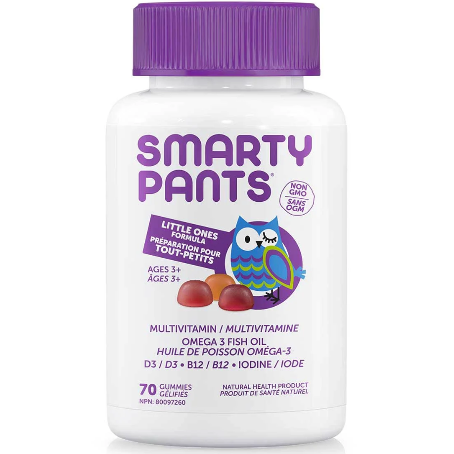 Kẹo dẻo vitamin hữu cơ Smarty Pants cho bé từ 2 đến 4 tuổi 70 viên