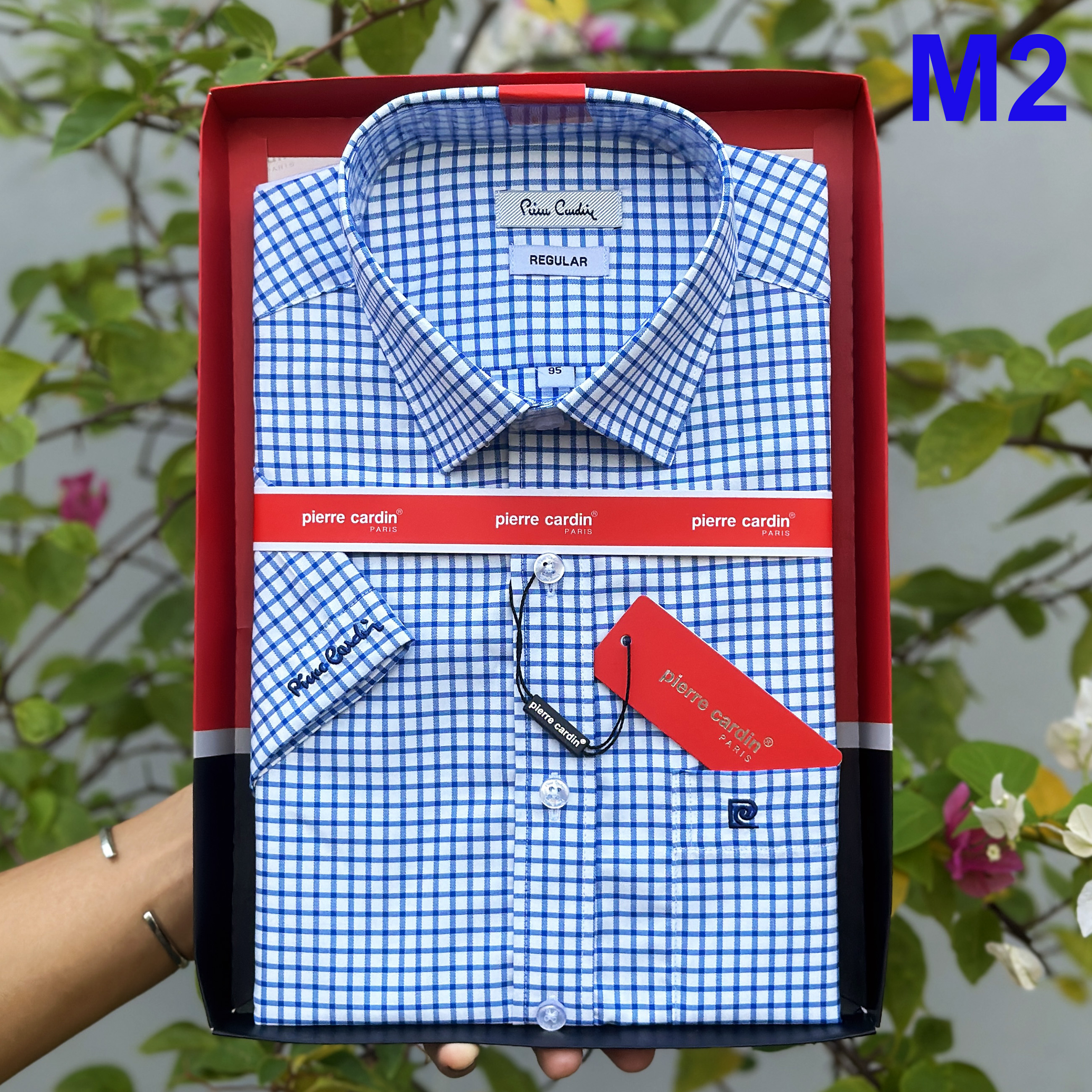 Áo Sơ Mi Pierre Cardin Ngắn Tay, Áo Sơ Mi Nam Cao Cấp Vải Cotton Cao Cấp Mềm, Mát, Form Đẹp Năng Động, Thoải Mái