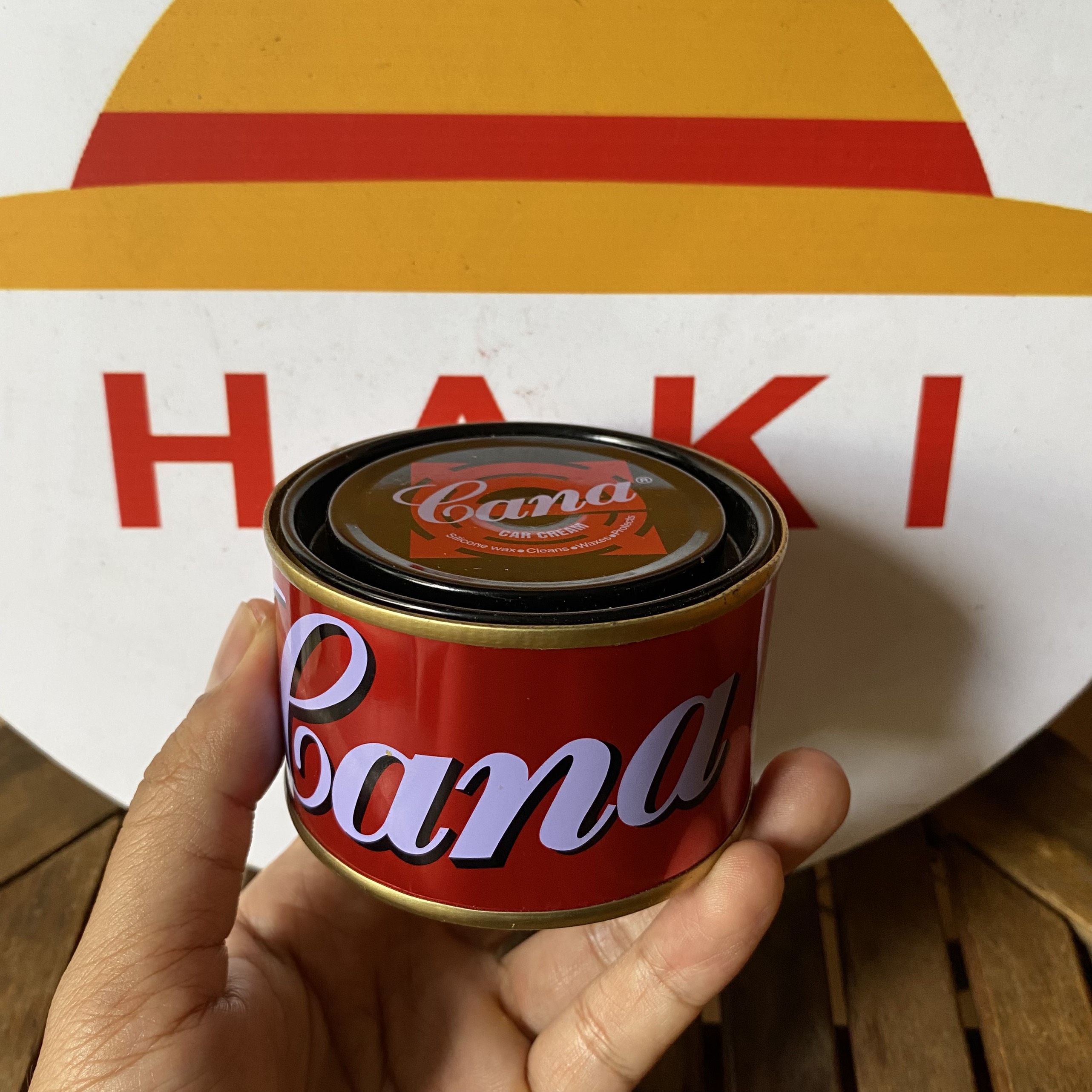 Cana đánh bóng xe, kem đánh bóng xe, xóa xước nhẹ: tạo bóng bề mặt sơn ô tô, xe máy Cana Car Cream Thái Lan