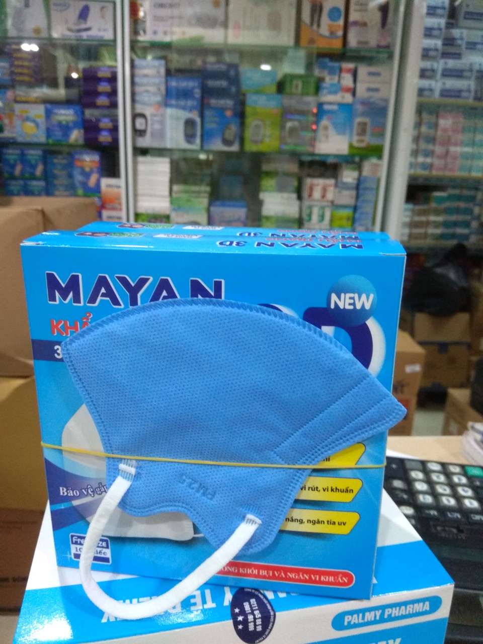 Khẩu Trang ngăn chạn vi khuẩn, bụi min Mayan 3D Mask Kids Gói 10 Cái