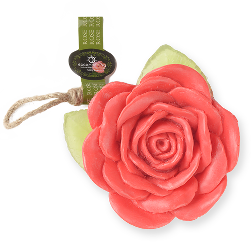 Xà Bông Thiên Nhiên Handmade eccomorning Hình Hoa Hồng - Rose Soap