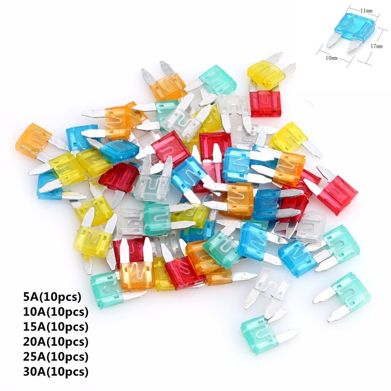 Cầu chì xe hơi 5a,10a, 15a, 20a, 25a, 30a