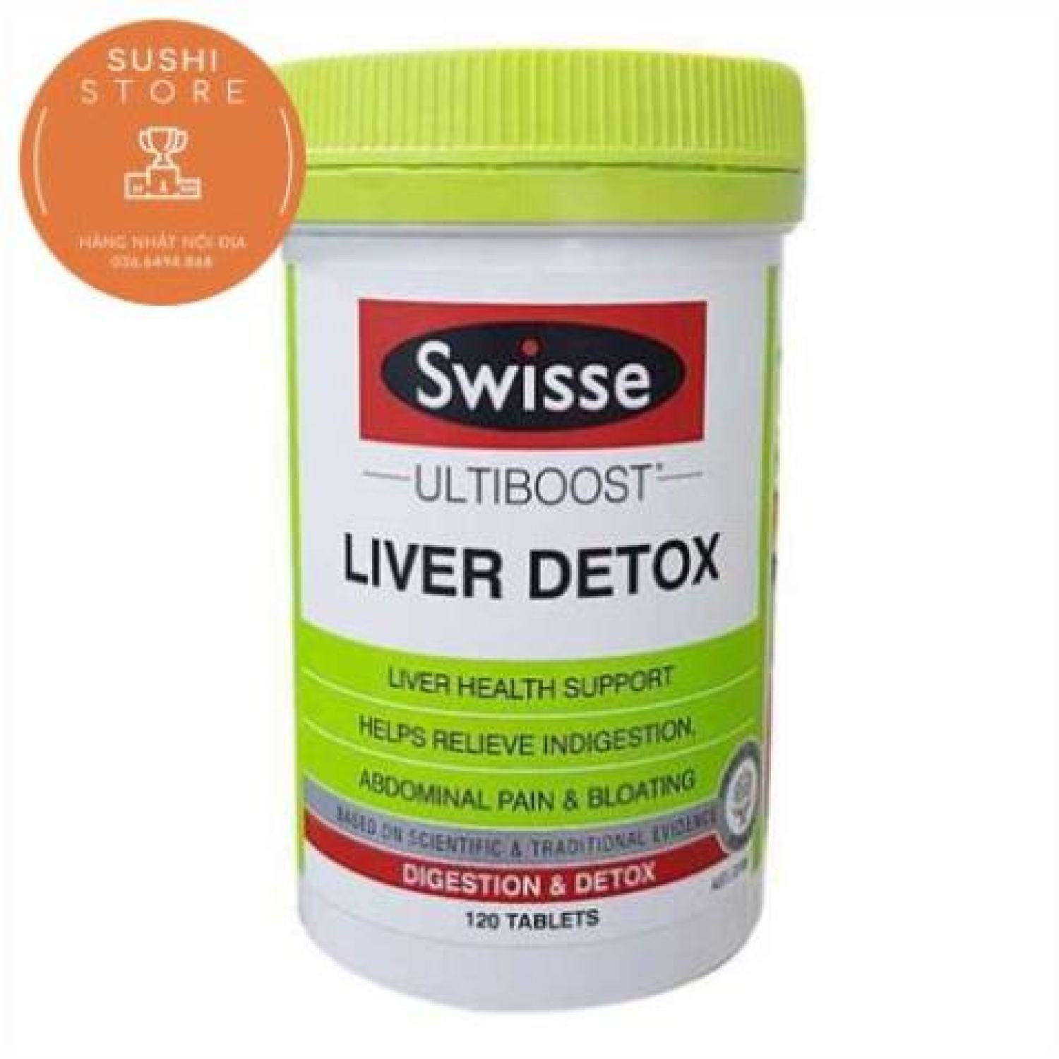 Viên thải độc gan liver detox swisse úc, 60v/ 120v/ 200v