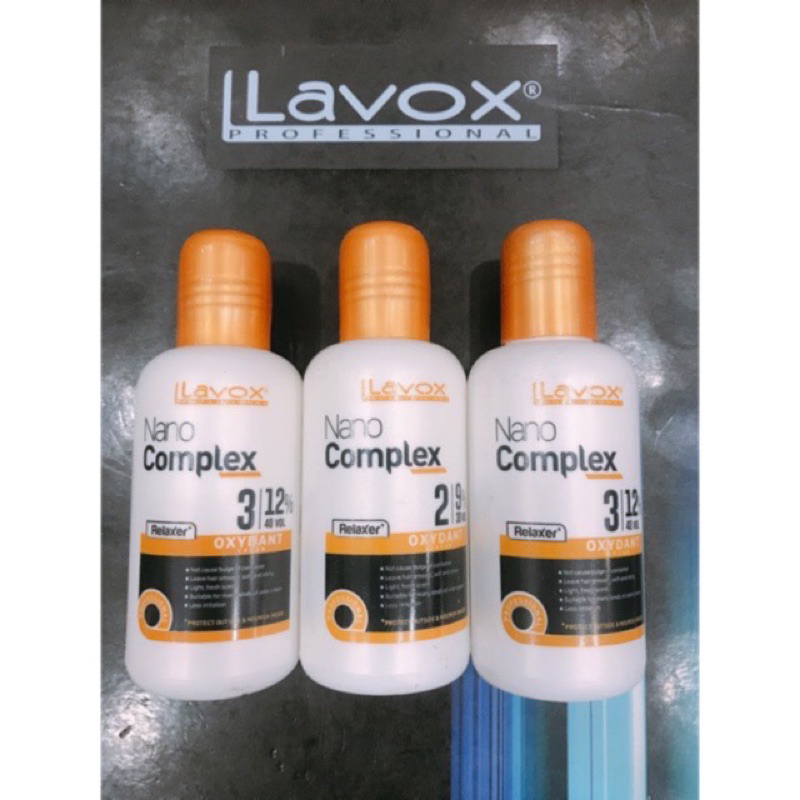 Oxy trợ nhuộm tóc lavox nano complex 100ml, pha cùng thuốc nhuộm tóc