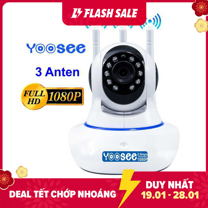 Camera Yoosee IP Wifi 2.0MP Full HD 1080P + Thẻ nhớ 32Gb