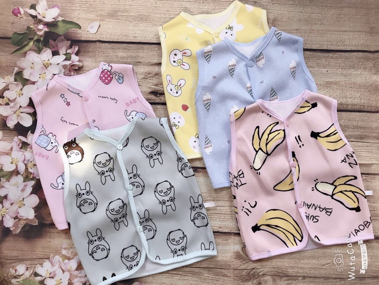 Áo gile nỉ lông cho bé sơ sinh