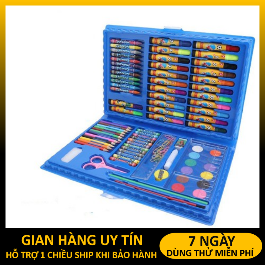 [FREESHIP] Combo 86 món bút tô màu cho bé thỏa sức sáng tạo, phát triển kĩ năng - Bút màu vẽ - Đồ dùng học tập cho bé