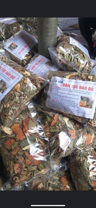 1kg lá tắm người dân tộc Dao Đỏ