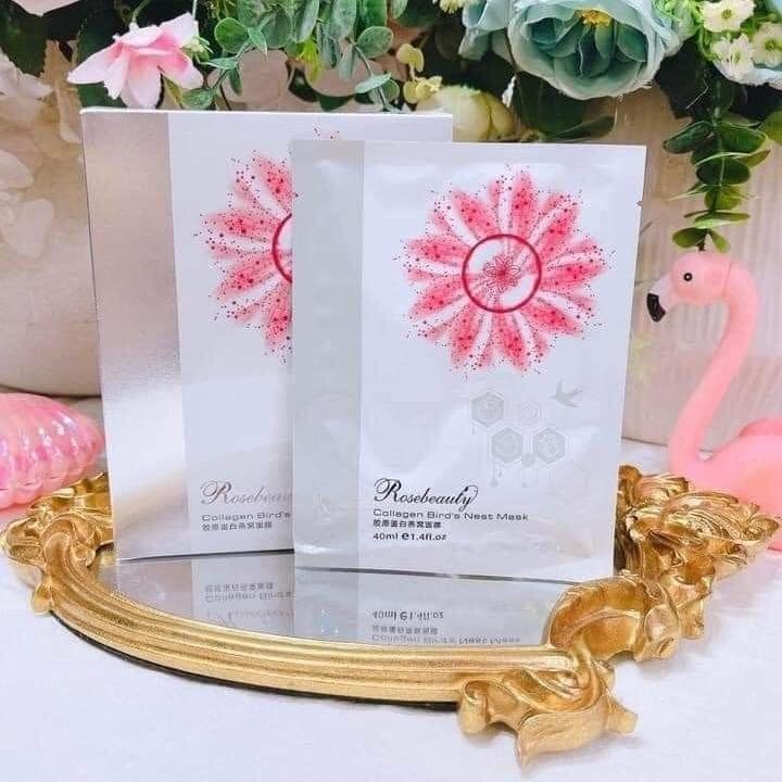 Mặt Nạ Collagen Yến RoseBeauty Chính Hãng