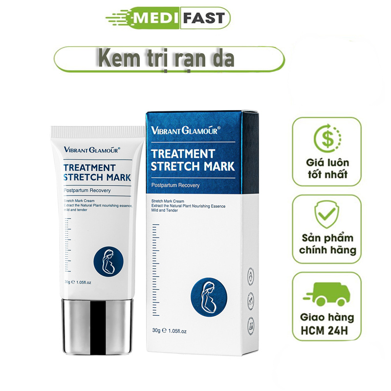VIBRANT GLAMOUR Kem làm mờ rạn da làm mờ sẹo ngăn ngừa mụn trứng cá Kiểm soát sẹo mụn Loại bỏ sẹo Phục hồi da mặt Tai chân sẹo cơ thể Sẹo mụn đốm Căng bỏng Vết sẹo Scar Remover Stretch Mark