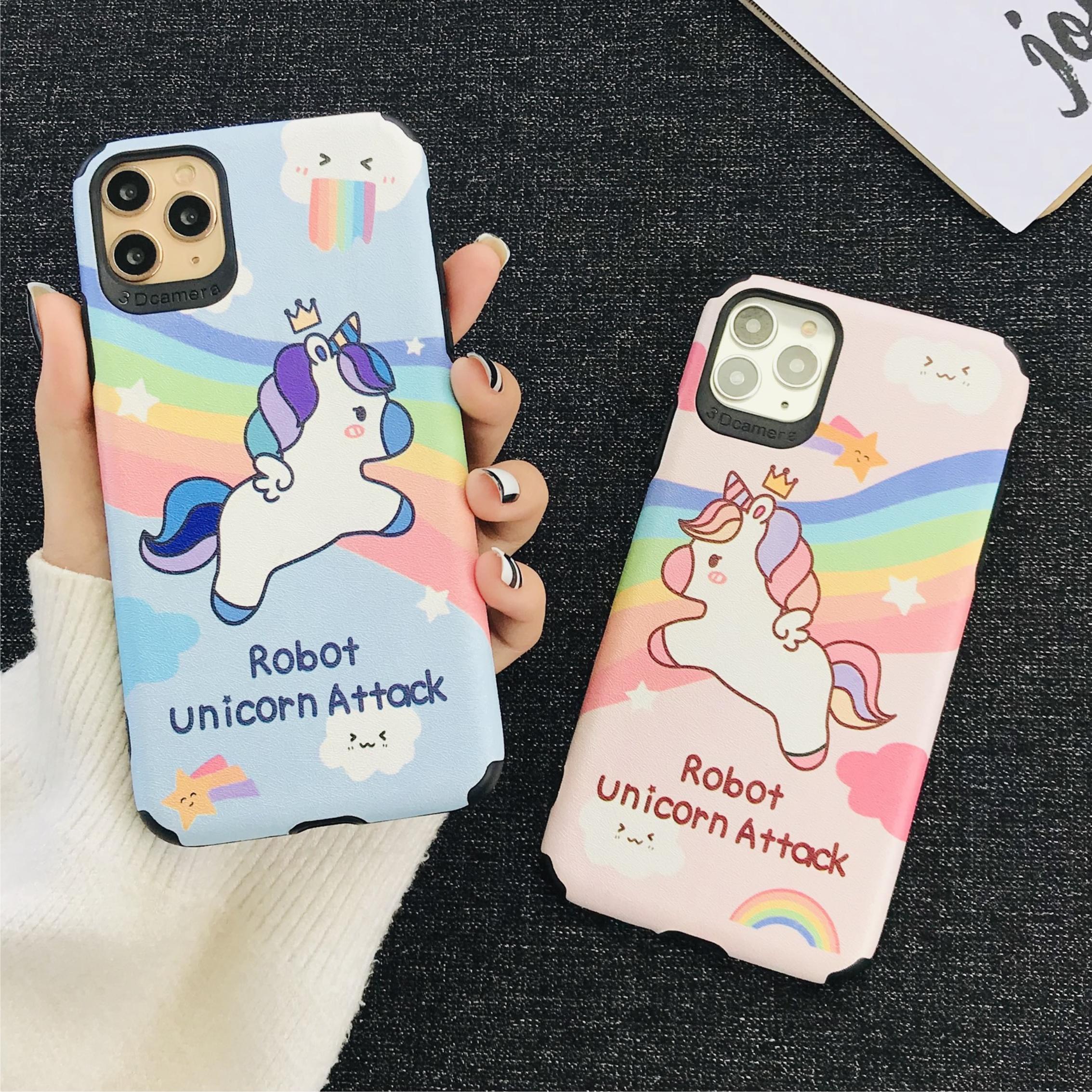 Ốp Lưng Da IMD Unicorn Attack