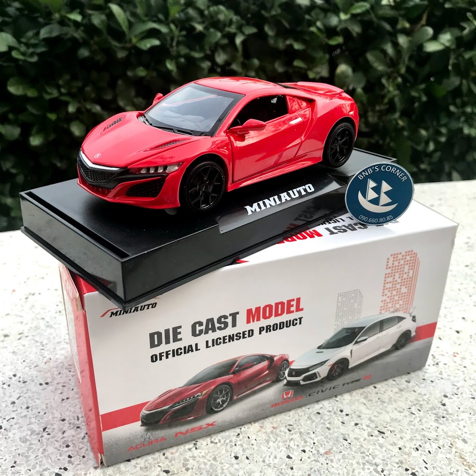Mô hình xe acura nsx tỷ lệ 1:32 mini auto - full box